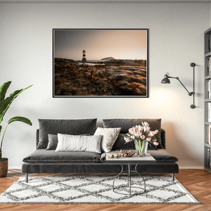 Nua Photography Print Penmon Lighthouse at Golden Hour with Puffin Island, Anglesey, Wales Penmon Lighthouse Golden Hour Puffin Island Print | Nua Photography