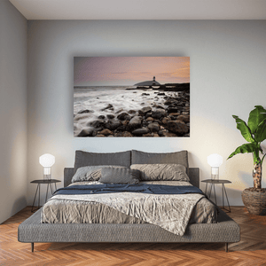 Nua Photography Print Penmon Lighthouse at Sunset, Anglesey, Wales Penmon Lighthouse Sunset Anglesey Wales Print | Nua Photography