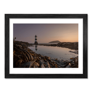 Nua Photography Print Penmon Lighthouse at Sunset with Puffin Island, Anglesey, Wales Penmon Lighthouse Sunset Puffin Island Print | Nua Photography