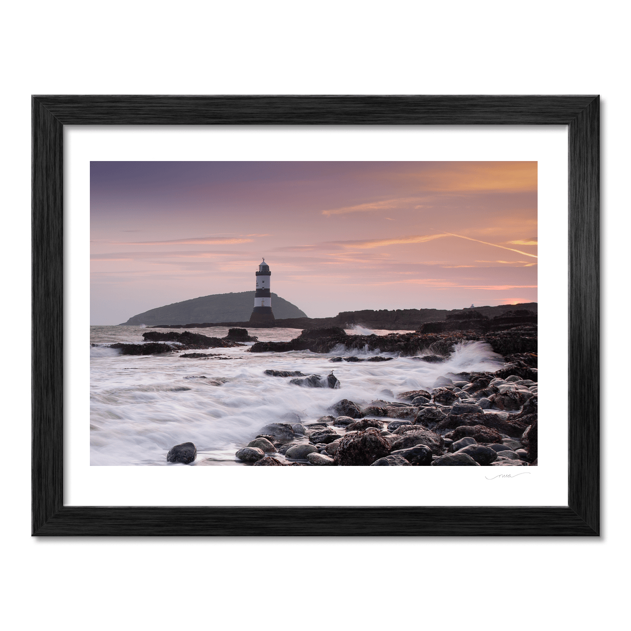 Nua Photography Print Penmon Lighthouse at Sunset, Anglesey, Wales (3) Penmon Lighthouse Sunset Anglesey Wales Print | Nua Photography