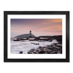 Nua Photography Print Penmon Lighthouse at Sunset, Anglesey, Wales (3) Penmon Lighthouse Sunset Anglesey Wales Print | Nua Photography