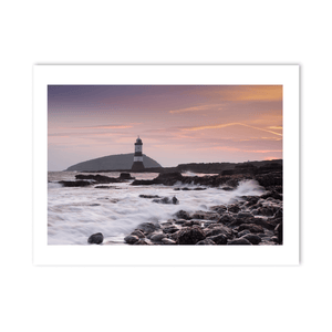 Nua Photography Print Penmon Lighthouse at Sunset, Anglesey, Wales (3) Penmon Lighthouse Sunset Anglesey Wales Print | Nua Photography