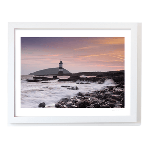 Nua Photography Print Penmon Lighthouse at Sunset, Anglesey, Wales (3) Penmon Lighthouse Sunset Anglesey Wales Print | Nua Photography