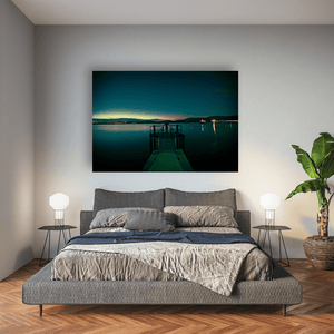 pier-starry-night-silhouette-calm-waters Pano