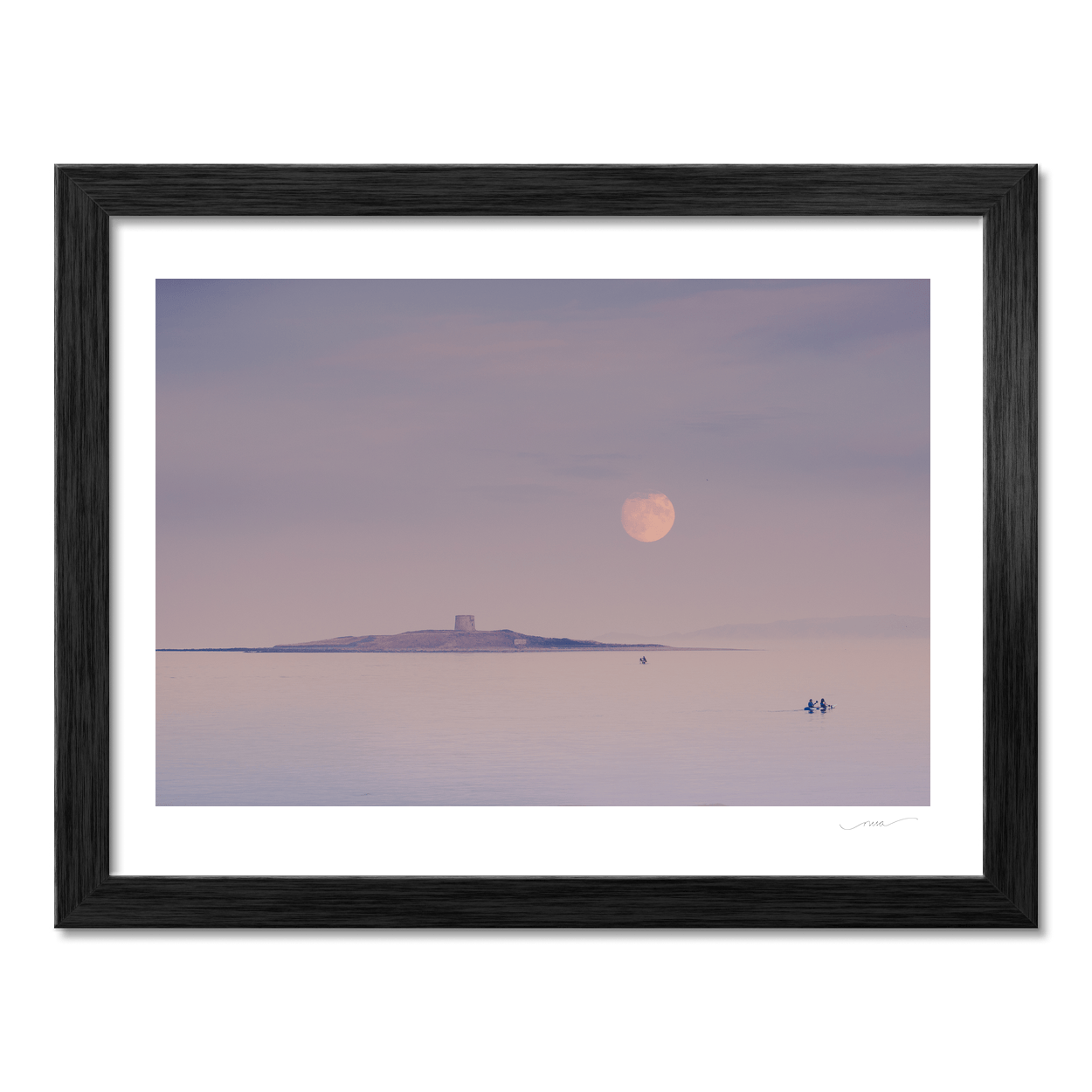 Nua Photography Print Pink Moon Rising Over Shenick Island, Skerries Co. Dublin Pink Moon Over Shenick Island Skerries | Nua Photography