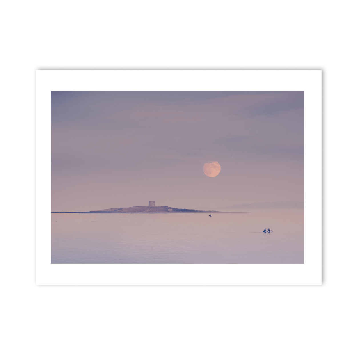 Nua Photography Print Pink Moon Rising Over Shenick Island, Skerries Co. Dublin Pink Moon Over Shenick Island Skerries | Nua Photography