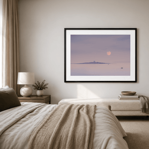 Nua Photography Print Pink Moon Rising Over Shenick Island, Skerries Co. Dublin Pink Moon Over Shenick Island Skerries | Nua Photography
