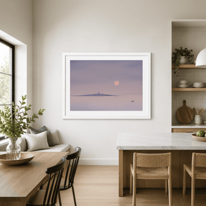 Nua Photography Print Pink Moon Rising Over Shenick Island, Skerries Co. Dublin Pink Moon Over Shenick Island Skerries | Nua Photography