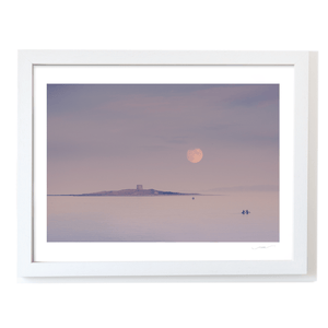 Nua Photography Print Pink Moon Rising Over Shenick Island, Skerries Co. Dublin Pink Moon Over Shenick Island Skerries | Nua Photography
