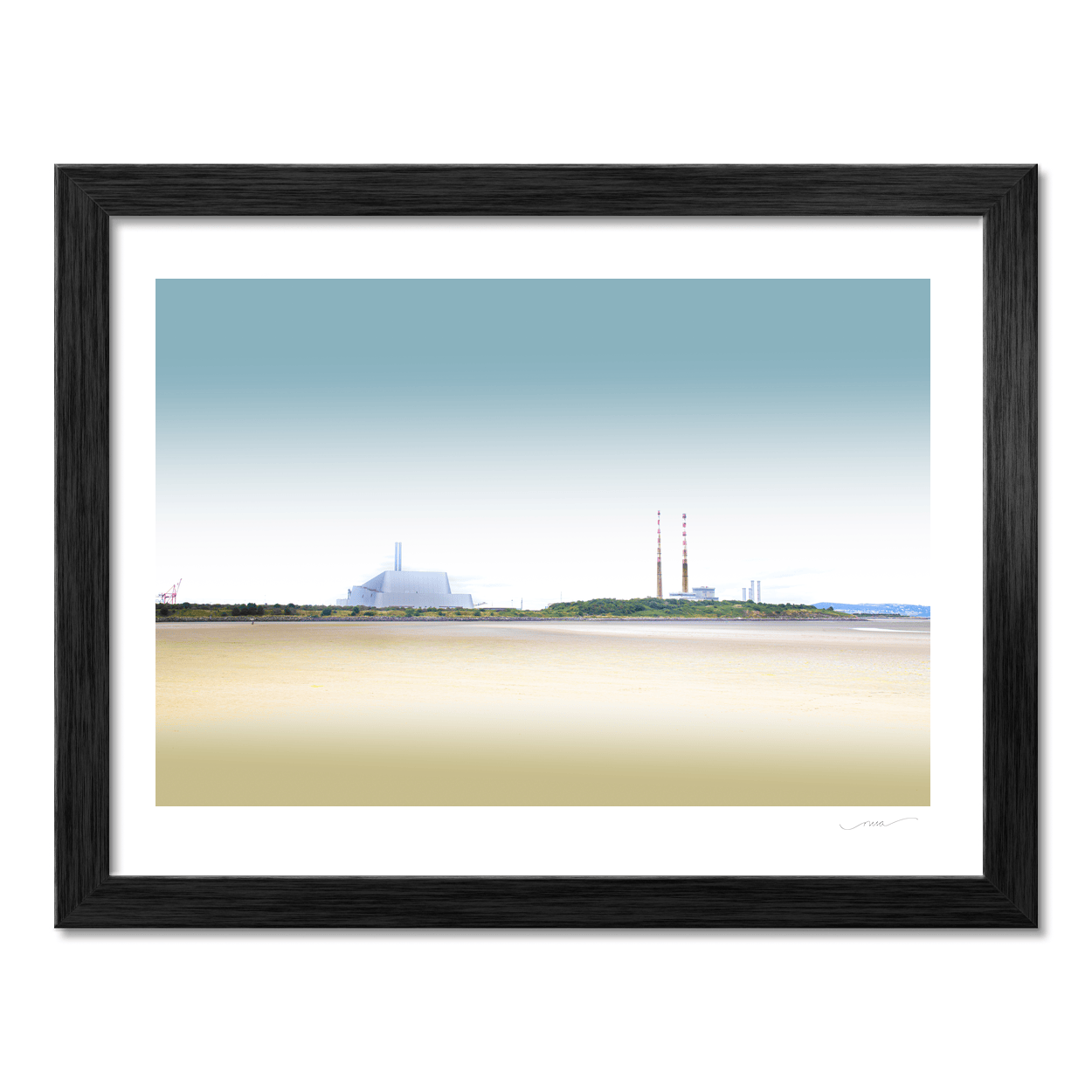 poolbeg-chimneys-sandymount-strand-low-tide-2 PM