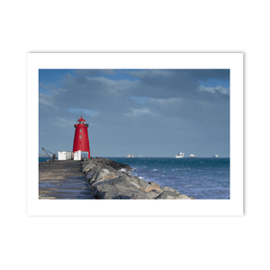 Nua Photography Print Poolbeg Lighthouse on the Great South Wall, Dublin Bay Poolbeg Lighthouse Great South Wall Print | Nua Photography