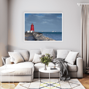 Nua Photography Print Poolbeg Lighthouse on the Great South Wall, Dublin Bay Poolbeg Lighthouse Great South Wall Print | Nua Photography