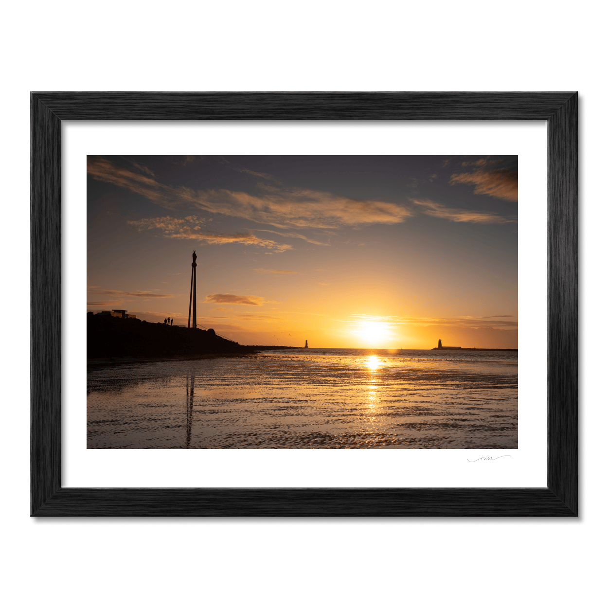 poolbeg-towers-sunset-clontarf-beach PM