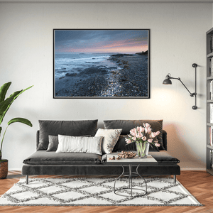 Nua Photography Print Portmarnock Beach Rocky Shore at Sunset, Co. Dublin Portmarnock Beach Sunset Print | Nua Photography