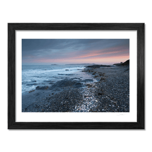 Nua Photography Print Portmarnock Beach Rocky Shore at Sunset, Co. Dublin Portmarnock Beach Sunset Print | Nua Photography