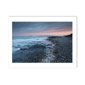 Nua Photography Print Portmarnock Beach Rocky Shore at Sunset, Co. Dublin Portmarnock Beach Sunset Print | Nua Photography
