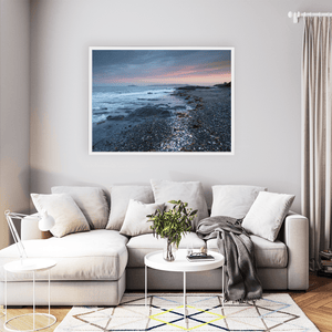 Nua Photography Print Portmarnock Beach Rocky Shore at Sunset, Co. Dublin Portmarnock Beach Sunset Print | Nua Photography