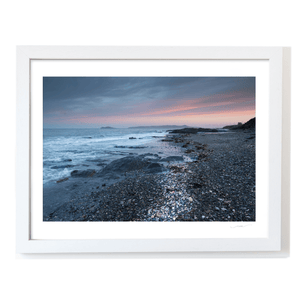 Nua Photography Print Portmarnock Beach Rocky Shore at Sunset, Co. Dublin Portmarnock Beach Sunset Print | Nua Photography