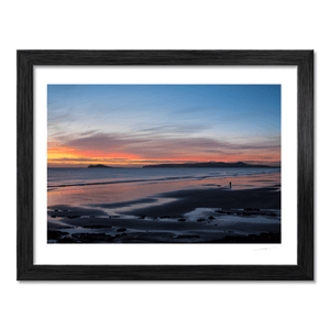 Nua Photography Print Portmarnock Beach Sunset Reflections with Howth Head, Co. Dublin Portmarnock Beach Sunset Print | Nua Photography