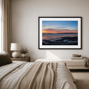 Nua Photography Print Portmarnock Beach Sunset Reflections with Howth Head, Co. Dublin Portmarnock Beach Sunset Print | Nua Photography