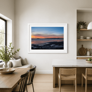 Nua Photography Print Portmarnock Beach Sunset Reflections with Howth Head, Co. Dublin Portmarnock Beach Sunset Print | Nua Photography
