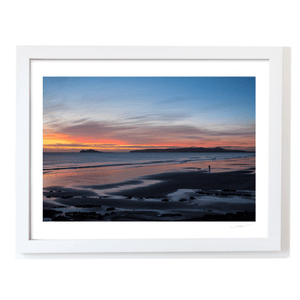 Nua Photography Print Portmarnock Beach Sunset Reflections with Howth Head, Co. Dublin Portmarnock Beach Sunset Print | Nua Photography