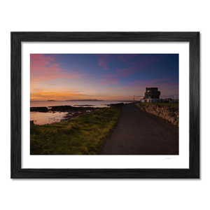 Nua Photography Print Portmarnock Martello Tower at Sunset, Co. Dublin Portmarnock Martello Tower Sunset Print | Nua Photography