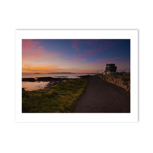 Nua Photography Print Portmarnock Martello Tower at Sunset, Co. Dublin Portmarnock Martello Tower Sunset Print | Nua Photography