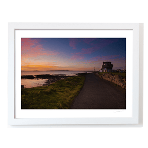 Nua Photography Print Portmarnock Martello Tower at Sunset, Co. Dublin Portmarnock Martello Tower Sunset Print | Nua Photography