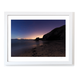 Nua Photography Print Portrane Beach Towards the City Lights Under a Starry Sky, Co. Dublin Portrane Beach City Lights Starry Night | Nua Photography