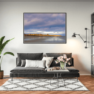 Nua Photography Print Portrane Beach Evening Light with Martello Tower, Co. Dublin Portrane Beach Evening Light Print | Nua Photography