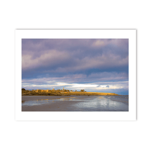 Nua Photography Print Portrane Beach Evening Light with Martello Tower, Co. Dublin Portrane Beach Evening Light Print | Nua Photography