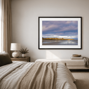 Nua Photography Print Portrane Beach Evening Light with Martello Tower, Co. Dublin Portrane Beach Evening Light Print | Nua Photography