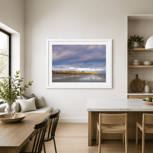 Nua Photography Print Portrane Beach Evening Light with Martello Tower, Co. Dublin Portrane Beach Evening Light Print | Nua Photography