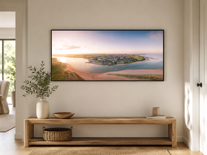 portrane-beach-rogerstown-estuary-aerial-sunset BF-Hallway