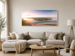 portrane-beach-rogerstown-estuary-aerial-sunset WF-Sitting-Room