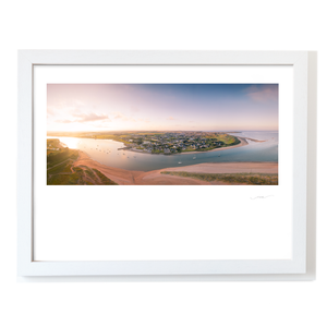 portrane-beach-rogerstown-estuary-aerial-sunset WF
