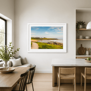 Nua Photography Print Portrane Beach Summer Evening with Martello Tower, Co. Dublin Portrane Beach Summer Evening Print | Nua Photography
