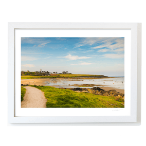 Nua Photography Print Portrane Beach Summer Evening with Martello Tower, Co. Dublin Portrane Beach Summer Evening Print | Nua Photography