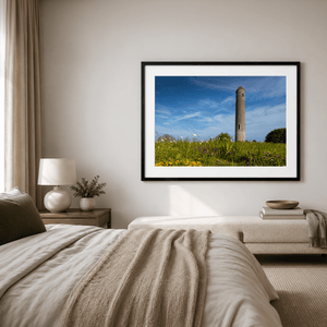 Nua Photography Print Portrane Round Tower with Summer Wildflowers, Co. Dublin Portrane Round Tower Summer Wildflowers | Nua Photography