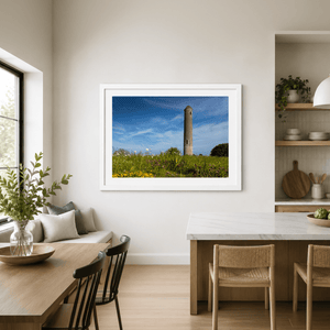 Nua Photography Print Portrane Round Tower with Summer Wildflowers, Co. Dublin Portrane Round Tower Summer Wildflowers | Nua Photography