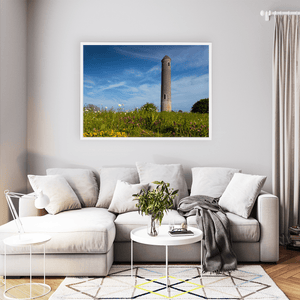 Nua Photography Print Portrane Round Tower with Summer Wildflowers, Co. Dublin Portrane Round Tower Summer Wildflowers | Nua Photography