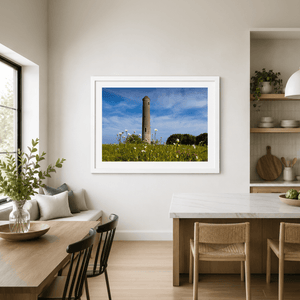 Nua Photography Print Portrane Round Tower Rising Through Summer Wildflowers, Co. Dublin Portrane Round Tower Wildflowers Print | Nua Photography