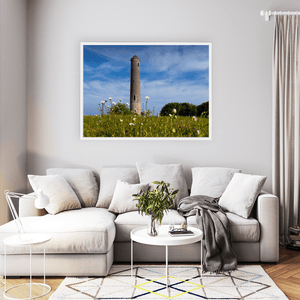 Nua Photography Print Portrane Round Tower Rising Through Summer Wildflowers, Co. Dublin Portrane Round Tower Wildflowers Print | Nua Photography