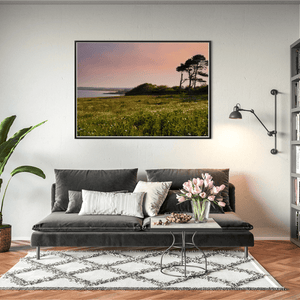 Nua Photography Print Portrane Wildflower Meadow at Sunset, Co. Dublin Portrane Wildflower Meadow Sunset Print | Nua Photography