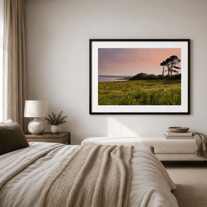 Nua Photography Print Portrane Wildflower Meadow at Sunset, Co. Dublin Portrane Wildflower Meadow Sunset Print | Nua Photography