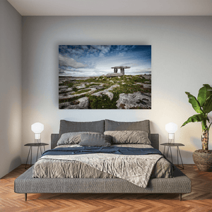 poulnabrone-dolmen-burren-wildflowers Pano