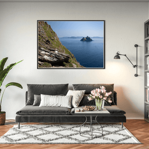 Nua Photography Print Puffin on Skellig Michael with Little Skellig View, Co. Kerry (5) (2) Puffin on Skellig Michael, Co. Kerry | Nua Photography