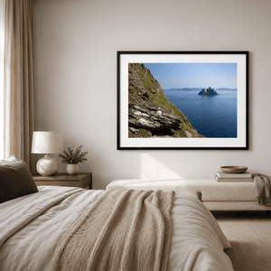 Nua Photography Print Puffin on Skellig Michael with Little Skellig View, Co. Kerry (5) (2) Puffin on Skellig Michael, Co. Kerry | Nua Photography