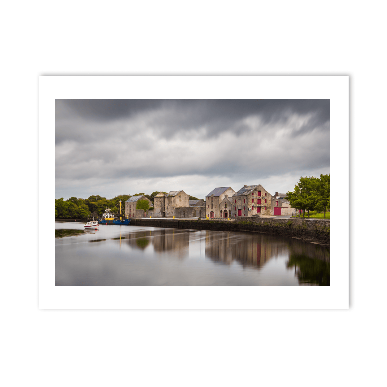 ramelton-harbour-historic-warehouses-reflections PM